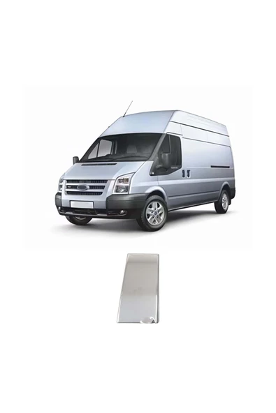 BRSPLAST  Ford Transit Uyumlu 2003-2014 Krom Depo Kapağı Paslanmaz Çelik ürün görseli 1