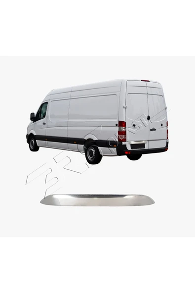BRSPLAST  Mercedes Sprinter W907 Uyumlu 2018 Ve Üzeri Krom Bagaj Çıtası Paslanmaz Çelik ürün görseli 1