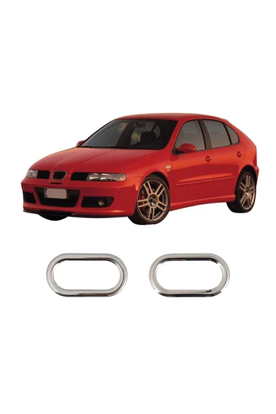 BRSPLAST  Seat Leon Uyumlu 1998-2005 Krom Sinyal Çerçevesi 2 Parça Paslanmaz Çelik ürün görseli 1