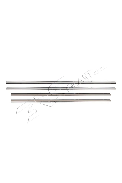 BRSPLAST  Toyota Corolla Uyumlu 1992-1998 Krom Cam Çıtası 4 Parça Paslanmaz Çelik ürün görseli 1
