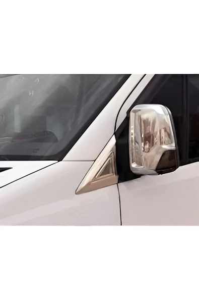 BRSPLAST  Volkswagen Crafter Uyumlu 2012-2017 Krom Kelebek Cam Nikelajı 2 Parça Paslanmaz Çelik ürün görseli 1