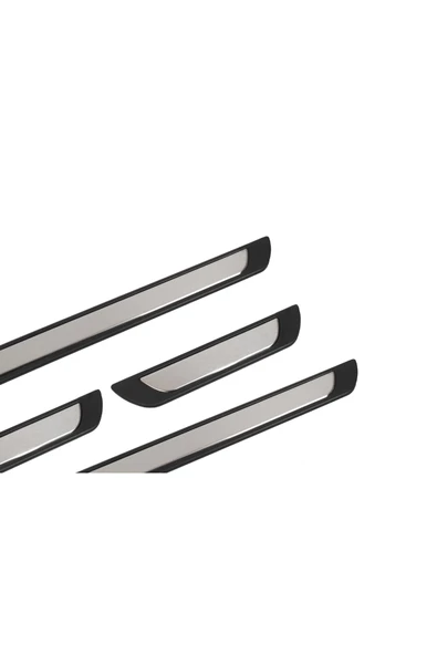 BRSPLAST  Universal Araç Kapı Eşiği Krom Abs 4 Parça - Resim 4