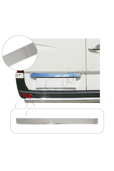 BRSPLAST  Mercedes Sprinter W906 Uyumlu 2006-2018 Krom Bagaj Çıtası Paslanmaz Çelik ürün görseli 1