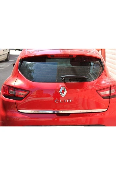 BRSPLAST  Renault Clio 4 Uyumlu 2012-2018 Krom Bagaj Alt Çıtası Paslanmaz Çelik ürün görseli 1
