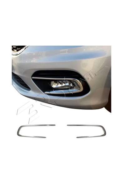 BRSPLAST  Fiat Egea Uyumlu 2015-2019 Krom Sis Çerçevesi 2 Parça Paslanmaz Çelik ürün görseli 1