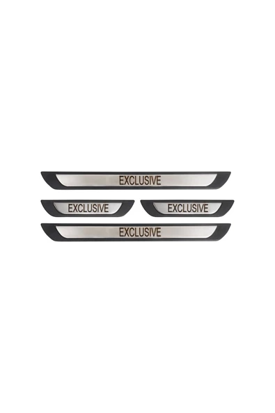 BRSPLAST  Hyundai Exclusive Uyumlu Kapı Eşiği Krom Abs 4 Parça ürün görseli 1