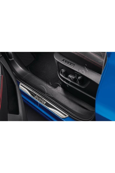 BRSPLAST  Dacia Duster Uyumlu Kapı Eşiği Karbon Krom 4 Parça - Resim 2