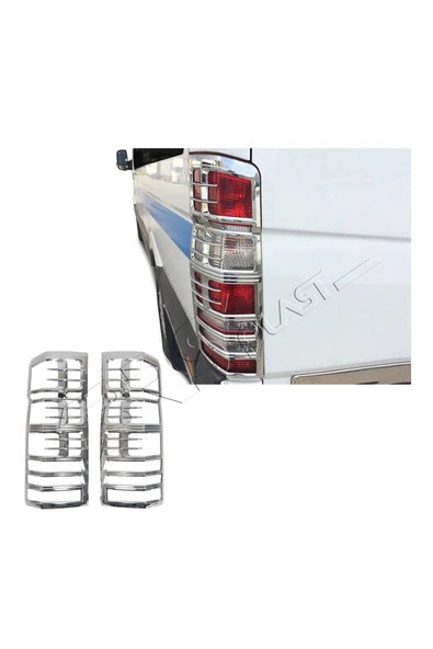 BRSPLAST  Mercedes Sprinter W906 Uyumlu 2006-2018 Stop Çerçevesi Abs Krom Kaplama ürün görseli 1