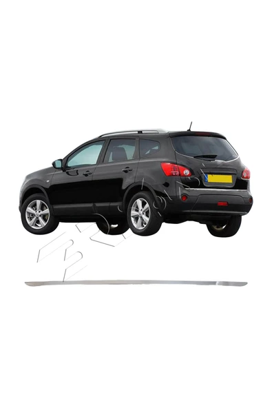 BRSPLAST  Nissan Qashqai Uyumlu 2010-2014 Krom Bagaj Alt Çıtası Paslanmaz Çelik ürün görseli 1