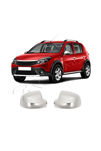 BRSPLAST  Dacia Stepway Uyumlu 2010-2018 Ayna Kapağı Paslanmaz Çelik ürün görseli 1
