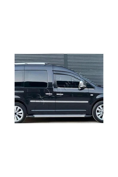 BRSPLAST  Volkswagen Caddy Facelift Uyumlu 2010-2014 Krom Yan Kapı Çıtası 4 Parça Paslanmaz Çelik ürün görseli 1