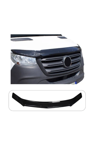 BRSPLAST  Mercedes Sprinter W906 Uyumlu 2014 Ve Üzeri Abs Kaput Rüzgarlığı ürün görseli 1