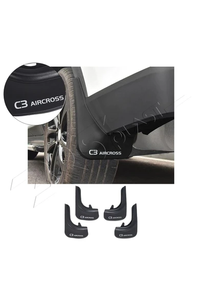 BRSPLAST  Citroen C3 Aircross Uyumlu Enjeksiyon Model Paçalık 4 Parça ürün görseli 1