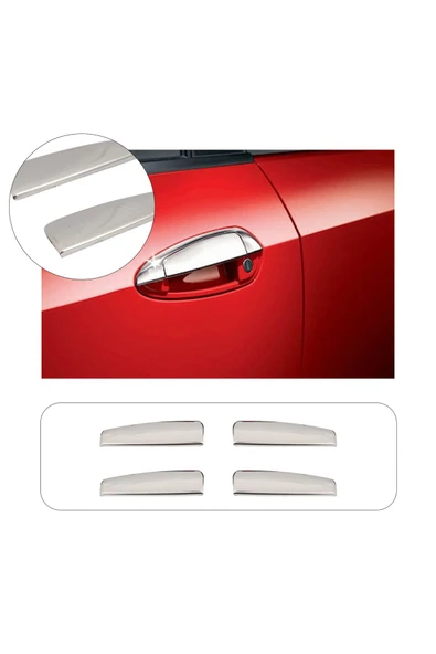 ServetDizaynOto  Fiat Punto Uyumlu 2005-2018 Krom Kapı Kolu 4 Kapı Paslanmaz Çelik ürün görseli 1