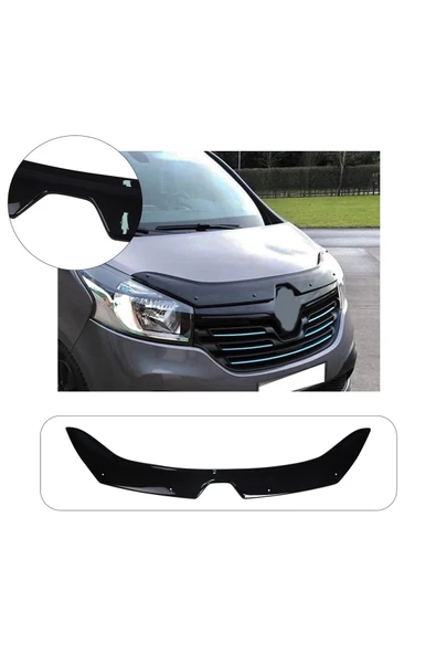 BRSPLAST  Renault Trafic Uyumlu 2015 Ve Üzeri Abs Kaput Rüzgarlığı ürün görseli 1