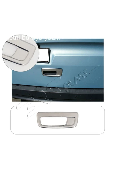 BRSPLAST  Renault Kangoo Uyumlu 2008-2021 Krom Bagaj Açma Paslanmaz Çelik ürün görseli 1