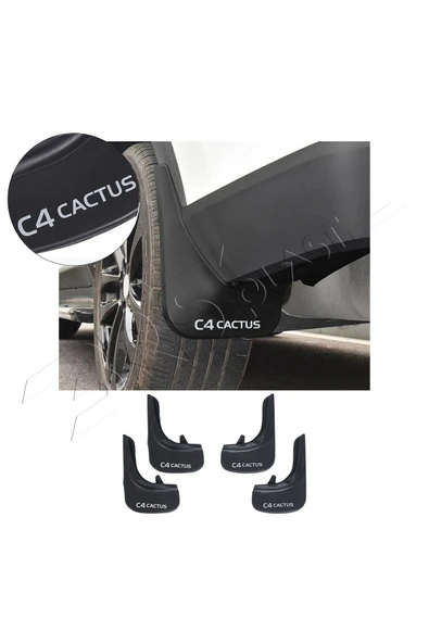 BRSPLAST  Citroen C4 Cactus Uyumlu Enjeksiyon Model Paçalık 4 Parça ürün görseli 1