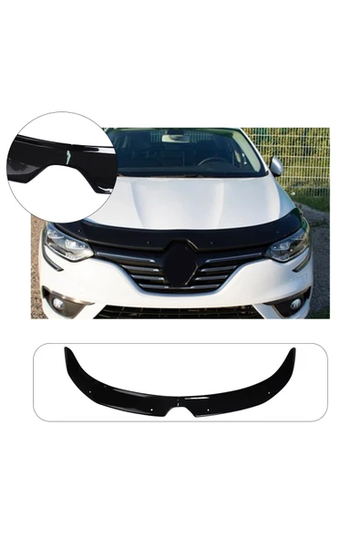 BRSPLAST  Renault Megane 4 Sd Uyumlu 2016 Ve Üzeri Abs Kaput Rüzgarlığı ürün görseli 1