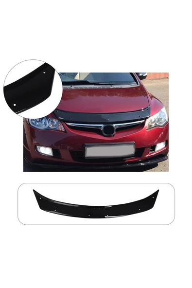 BRSPLAST  Honda Civic Uyumlu 2006-2012 Abs Kaput Rüzgarlığı ürün görseli 1
