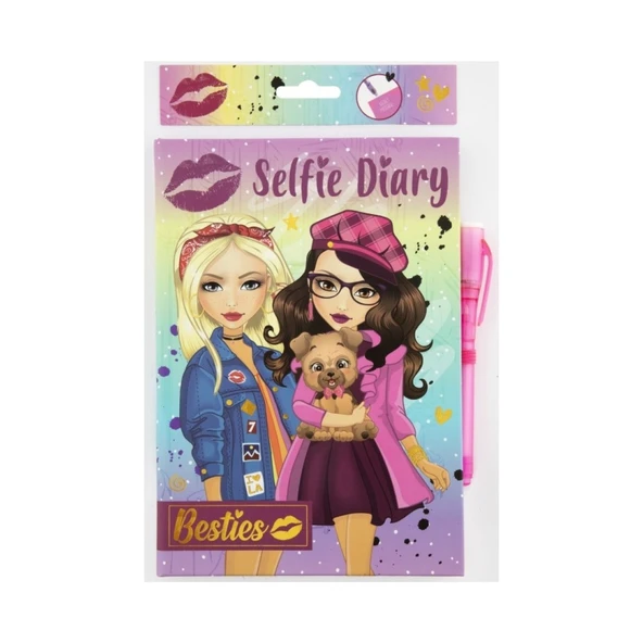 AKILLIELMA-TAROS BESTIES SELFIE DIARY & MAGIC PEN 140009 ürün görseli 1