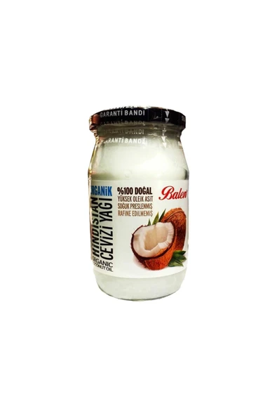 Balen Organik Soğuk Pres Hindistan Cevizi Yağı 300 gr ürün görseli 1