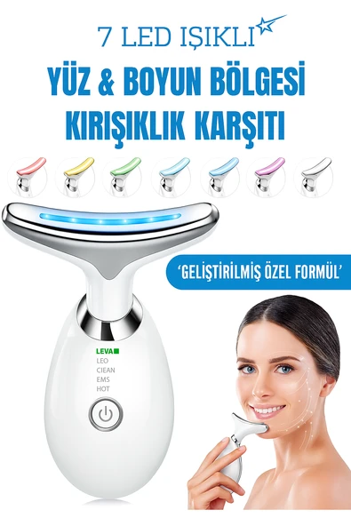 QASUL Yüz Ve Boyun Kırışıklık Giderici Güzellik Cihazı Gıdık Sarkma Kırışıklık ürün görseli 1