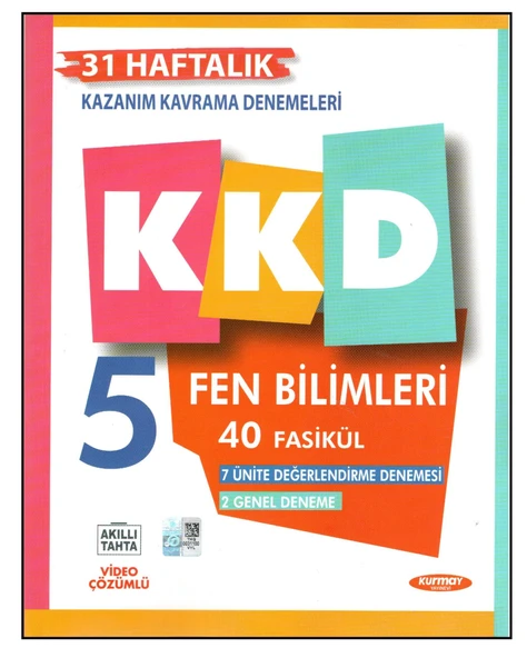 Kurmay Yayınevi 5.Sınıf Fen Bilimleri 40 Fasikül KKD ürün görseli 1