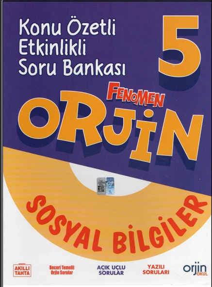 Orjin 5. Sınıf Sosyal Bilgiler ürün görseli 1