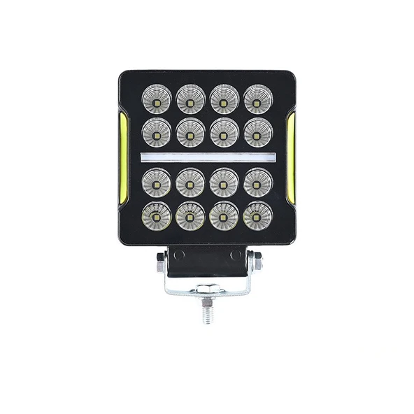 Space Offroad sis lambası 10,5 x 3,5 x 12cm kare beyaz-amber 35w 12-80v adet   / LASS351-1 ürün görseli 1