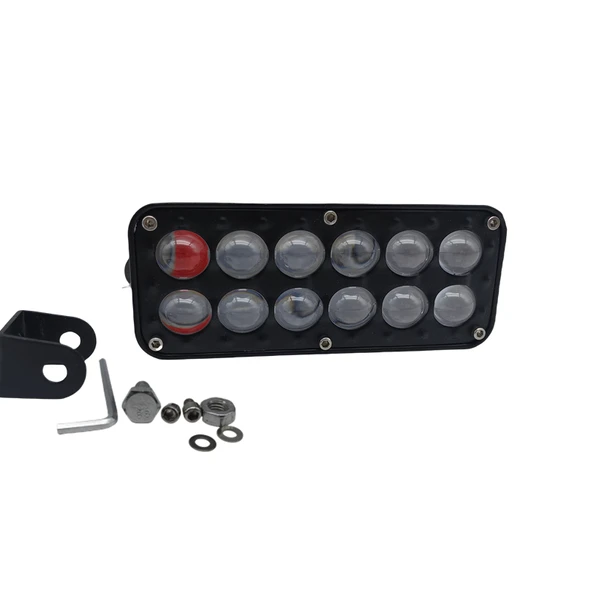 Space Offroad sis lambası kırmızı-mavi-beyaz -sarı çakarlı / beyaz sarı çakarlı/  LASS382 ürün görseli 1