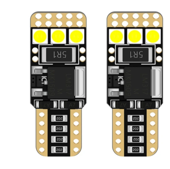 T10 Dekoratif led ampul buz mavi 12V 4W canbus / LAAM953-2 ürün görseli 1
