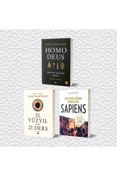 Sapiens- Homo Deus - 21.yüzyıl Için 21 Ders / Yuval Noah Harari Seti -3 Kitap ürün görseli 1