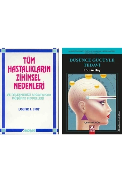 Tüm Hastalıkların Zihinsel Nedenleri  Düşünce Gücüyle Tedavi  2 Kitap Set ürün görseli 1