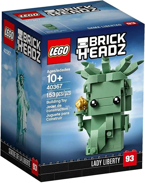 LEGO 40367 Brickheadz Lady Liberty / Özgürlük Heykeli ürün görseli 1