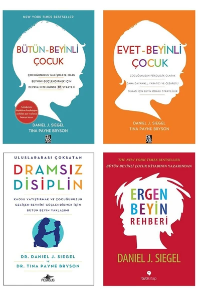 Bütün Beyinli Çocuk-Evet Beyinli Çocuk - Dramsız Disiplin- Ergen Beyni / 4 Kitap Set ürün görseli 1
