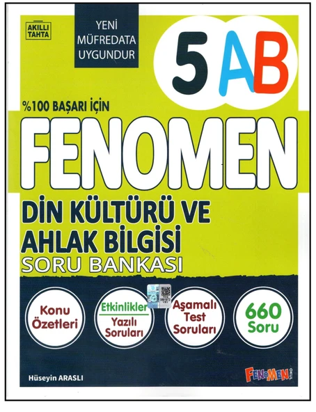 Fenomen 5. Sınıf Din Kültürü Ve Ahlak Bilgisi Soru Bankası ürün görseli 1