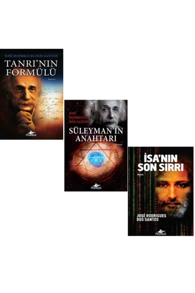 Tanrı'nın Formülü - Süleyman'ın Anahtarı - Isa'nın Son Sırrı / 3 Kitap Set - Dos Santos ürün görseli 1