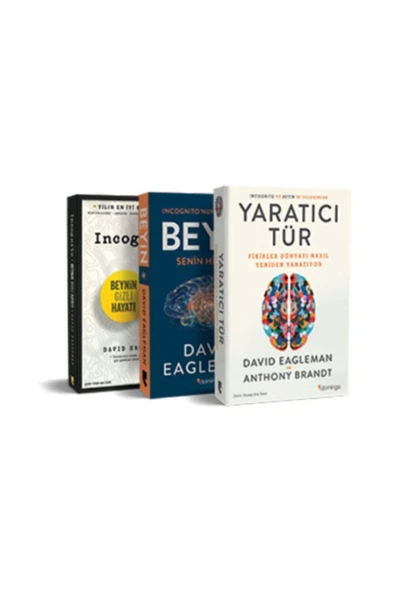 David Eagleman 3 Kitap Seti (beyin , Incognito, Yaratıcı Tür) ürün görseli 1