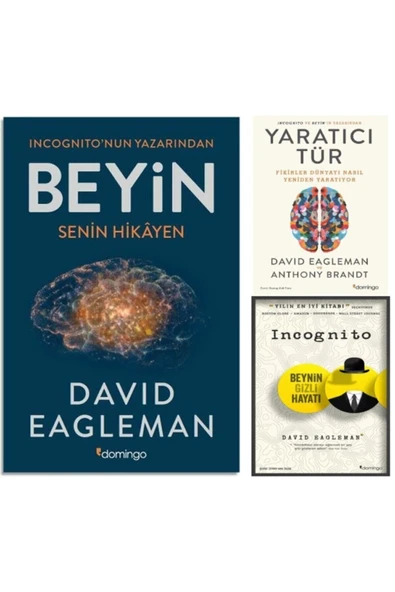 Beyin, Senin Hikayen - Incognito Beynin Gizli Hayatı - Yaratıcı Tür 3 Kitap Set David Eagleman ürün görseli 1