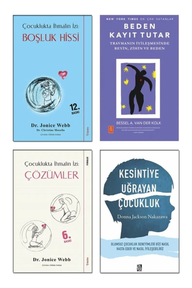 Çocuklukta İhmalin Izi (Boşluk Hissi + Çözümler) + Beden Kayıt Tutar + Kesintiye Uğrayan Çocukluk / 4lü ürün görseli 1