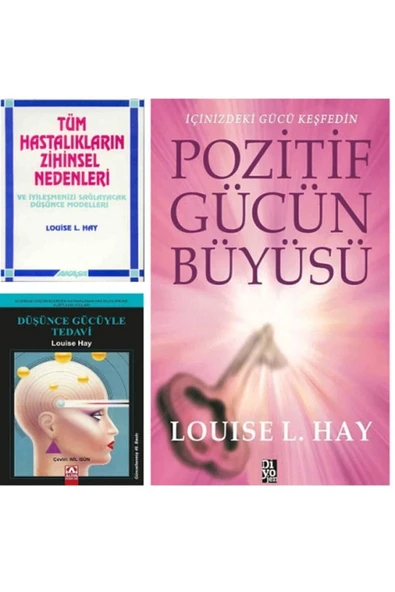 Set- Düşünce Gücüyle Tedavi - Pozitif Gücün Büyüsü - Tüm Hastalıkların Zihinsel Nedenleri ürün görseli 1