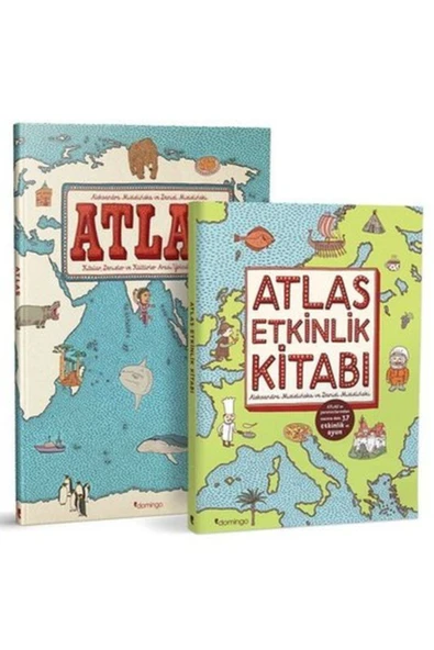 Atlas Set (2 Kitap Takım) - - Aleksandra Mizielinska & Daniel Mizielinski Kitabı ürün görseli 1