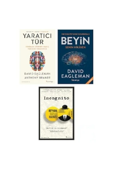 Beyin Senin Hikayen - Incognito Beynin Gizli Hayatı - Yaratıcı Tür / 3 Kitap Set /david Eagleman / ürün görseli 1