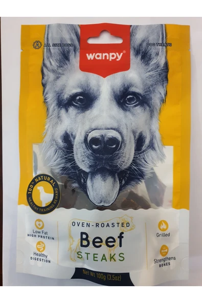 PATİLİMARKET köpek ödülü beef steaks ürün görseli 1