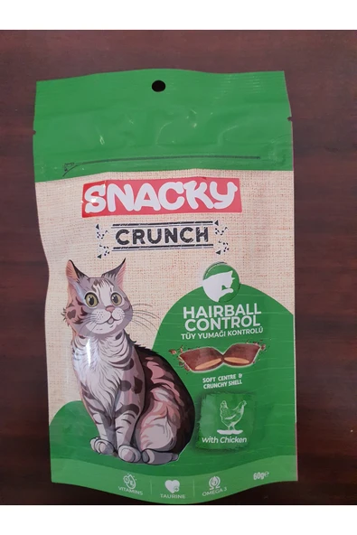 PATİLİMARKET kedi ödülü Crunch tüy yumağı kontrolü tavuklu ürün görseli 1