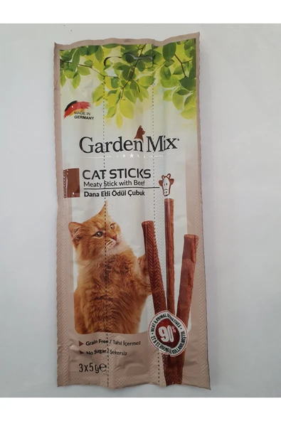 PATİLİMARKET kedi ödülü dana etli stick ürün görseli 1
