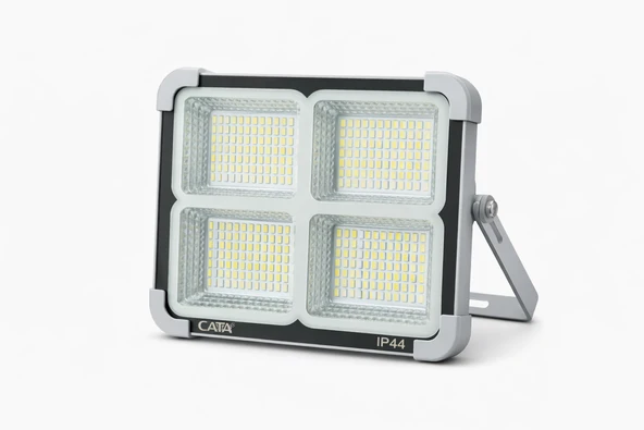 200W Solar LED Projektör IP44 USB Şarjlı 3 Renk Işık ürün görseli 1
