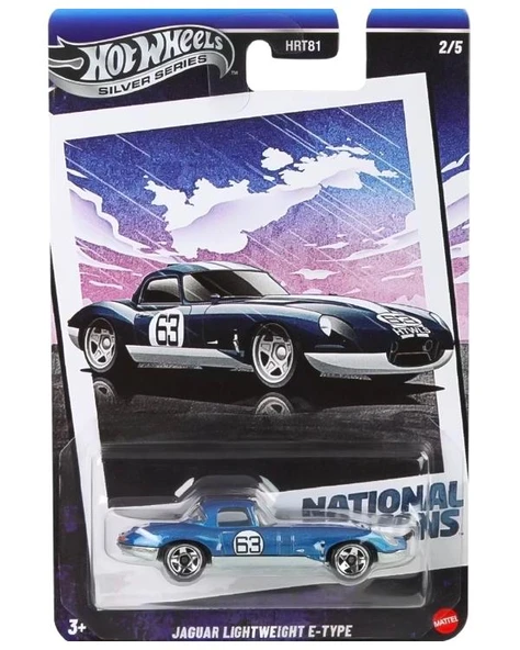 Hot Wheels Silver Series Jaguar Lightweight E Type JBY90 ürün görseli 1