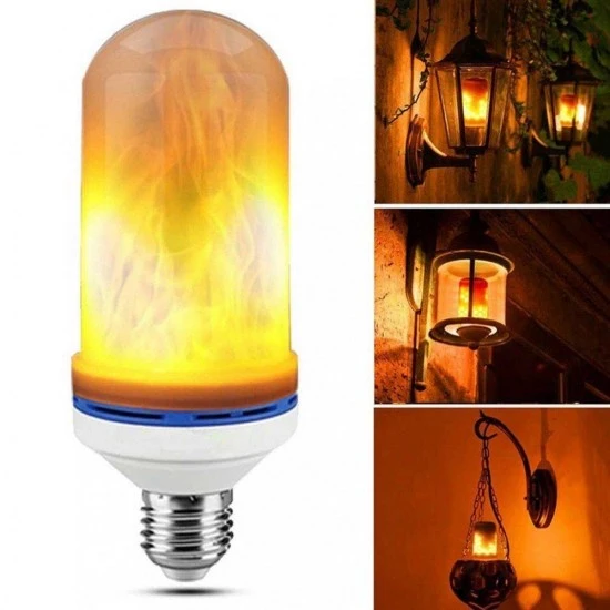 Cata CT-4059 5W Alev Efektli LED Ampul E27 Duy Amber Renk Dekoratif Aydınlatma 3 Fonksiyonlu ürün görseli 1