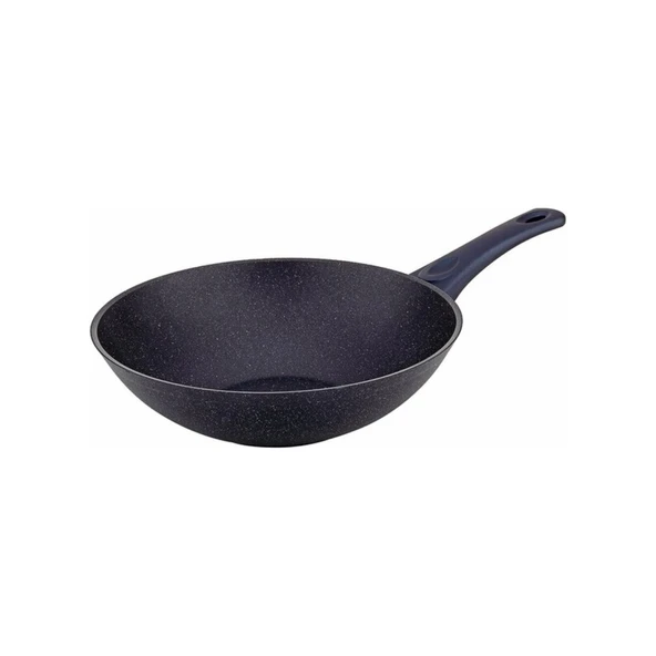 VİVALDİ TAVA GRANİT 28CM WOK ECO SERİSİ GECE GRİSİ E-268 E195 1951 2685 ürün görseli 1